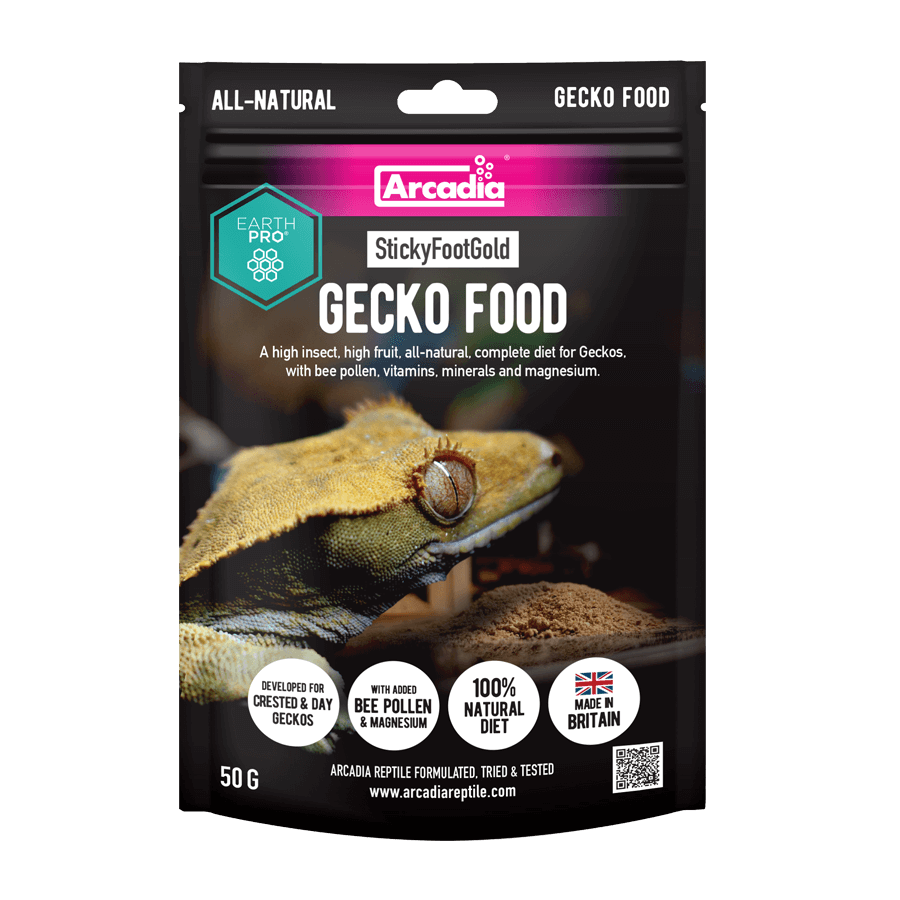 EarthPro StickyFootGold Gecko Food Pouch 50G