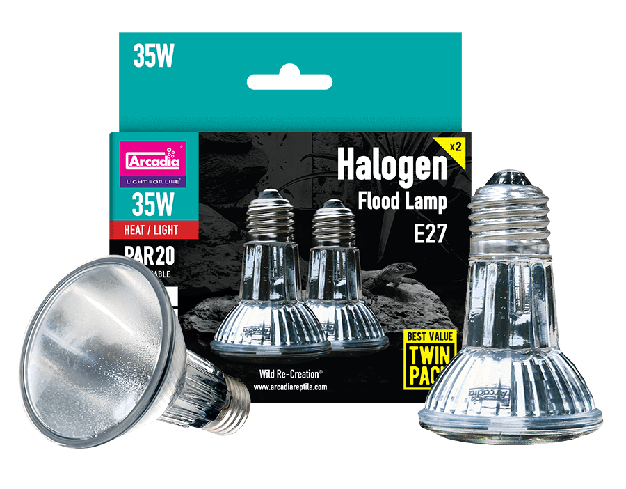 Halogen Flood Lamp Twin Pack 35W